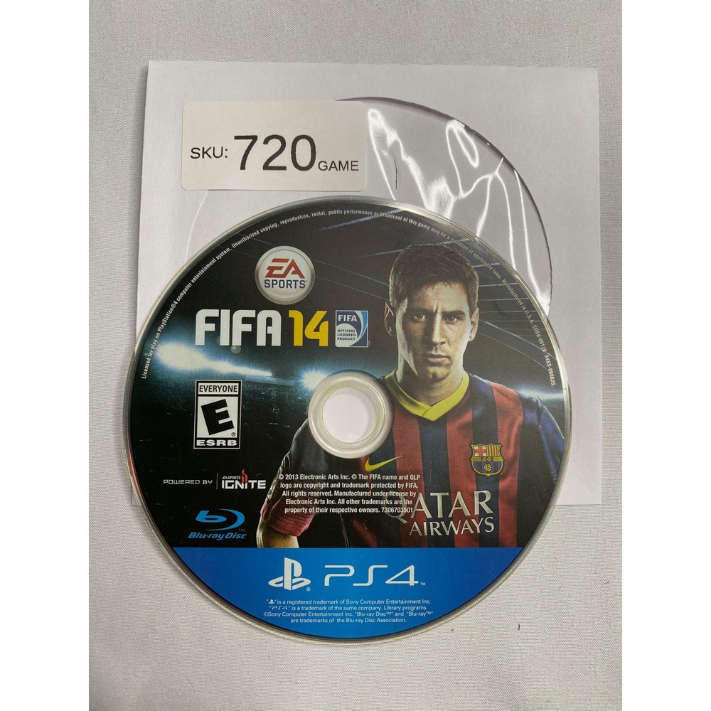 FIFA 14 Sony PlayStation 4 PS4 EA Sports Soccer Video Game Disc Only
